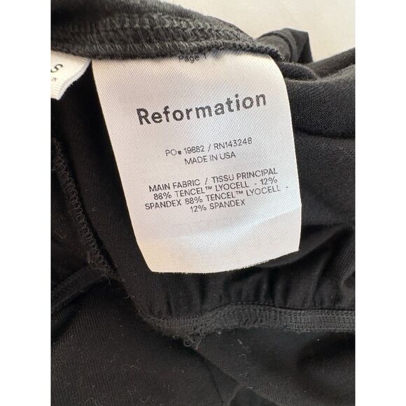 Reformation Jeans Chandler Jumpsuit Black Size S Minimalist Classy Closet Staple - Picture 9 of 12